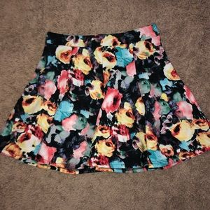Lush Skirt Multicolor Floral Nordstrom